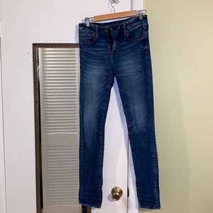 American Eagle Flex Stacked Skinny Blue Jean 28x28
